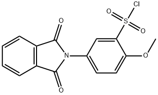 5-(1,3-Dioxo-1,3-dihydro-isoindol-2-yl)-2-methoxy-benzenesulfonyl chloride Struktur