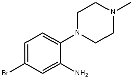 5-Bromo-2-(4-methyl-1-piperazinyl)aniline Struktur