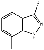 3-BROMO-7-METHYL (1H)INDAZOLE Struktur