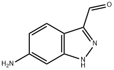 1H-Indazole-3-carboxaldehyde, 6-aMino- Struktur