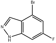 4-BROMO-6-FLUORO (1H)INDAZOLE Structure