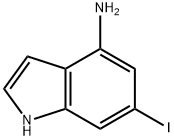 1H-Indol-4-amine,6-iodo-(9CI) Struktur