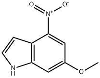 1H-Indole, 6-Methoxy-4-nitro- Struktur