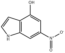 1H-Indol-4-ol, 6-nitro- Struktur