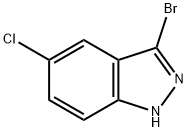 3-Bromo-5-chloro-1H-indazole Struktur