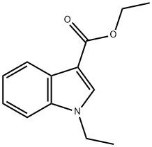 1H-INDOLE-3-CARBOXYLIC ACID, 1-ETHYL-, ETHYL ESTER Struktur