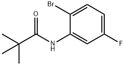 PropanaMide, N-(2-broMo-5-fluorophenyl)-2,2-diMethyl- Struktur