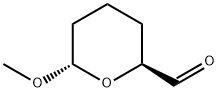 2H-Pyran-2-carboxaldehyde, tetrahydro-6-methoxy-, (2S-trans)- (9CI) Struktur