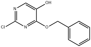 4-BENZYLOXY-2-CHLORO-PYRIMIDIN-5-OL Struktur