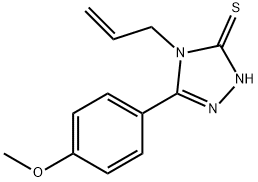 4-ALLYL-5-(4-METHOXYPHENYL)-4H-1,2,4-TRIAZOLE-3-THIOL Struktur