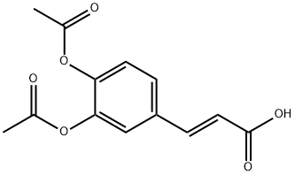 (E)-Caffeic Acid Diacetate Struktur