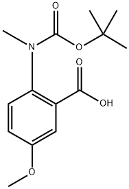 ANTHRANILIC ACID, N-BOC-N-METHYL-5-METHOXY
 price.