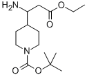 ETHYL 3-(1-BOC-PIPERIDINE-4-YL)-DL-BETA-ALANINATE
 Structure