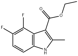 4,5-DIFLUORO-2-METHYLINDOLE-3-CARBOXYLIC ACID ETHYL ESTER
 price.