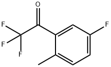 2'-METHYL-2,2,2,5'-TETRAFLUOROACETOPHENONE Struktur