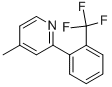 4-METHYL-2-(2-TRIFLUOROMETHYL-PHENYL)-PYRIDINE Struktur