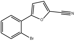 2-furancarbonitrile, 5-(2-bromophenyl)- Struktur