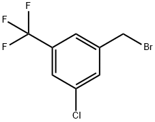 3-CHLORO-5-(TRIFLUOROMETHYL)BENZYL BROMIDE Struktur