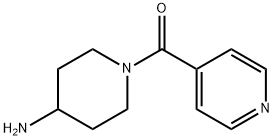 (4-氨基哌啶-1-基)(吡啶-4-基)甲酮, 886497-91-2, 結(jié)構(gòu)式