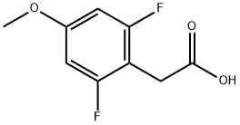 2,6-difluoro-4-methoxyphenylacetic acid Struktur