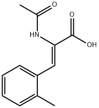 ALPHA-ACETAMIDO-2-METHYLCINNAMIC ACID Struktur