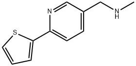 N-Methyl-(6-thien-2-ylpyrid-3-yl)methylamine Struktur