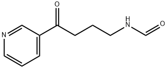 3-(4-Formylaminobutyryl)pyridine Struktur