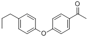 1-[4-(4-PROPYL-PHENOXY)-PHENYL]-ETHANONE Struktur