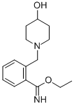 2-(4-HYDROXY-PIPERIDIN-1-YLMETHYL)-BENZIMIDIC ACID ETHYL ESTER Struktur