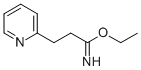 3-PYRIDIN-2-YL-PROPIONIMIDIC ACID ETHYL ESTER Struktur