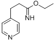 3-PYRIDIN-4-YL-PROPIONIMIDIC ACID ETHYL ESTER Struktur