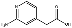 2-Amino-4-pyridineacetic acid Struktur