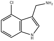 4-CHLORO-1H-INDOL-3-METHYLAMINE Struktur