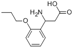 3-AMINO-3-(2-PROPOXYPHENYL)-PROPIONIC ACID Struktur