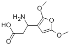 3-AMINO-3-(2,5-DIMETHOXYFURAN-3-YL)-PROPIONIC ACID Struktur