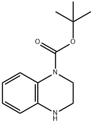 3,4-DIHYDRO-2H-QUINOXALINE-1-CARBOXYLIC ACID TERT-BUTYL ESTER Struktur