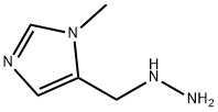 (3-METHYL-3H-IMDAZOL-4-YLMETHYL)-HYDRAZINE Struktur