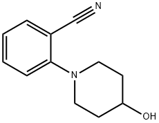 2-(4-HYDROXY-PIPERIDIN-1-YL)-BENZONITRILE Struktur