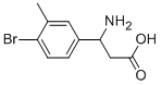 3-AMINO-3-(4-BROMO-3-METHYL-PHENYL)-PROPIONIC ACID Struktur