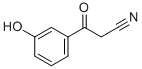 3-(3-HYDROXY-PHENYL)-3-OXO-PROPIONITRILE Struktur