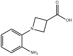 1-(2-AMINO-PHENYL)-AZETIDINE-3-CARBOXYLIC ACID Struktur