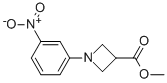 1-(3-NITRO-PHENYL)-AZETIDINE-3-CARBOXYLIC ACID METHYL ESTER Struktur