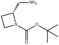 2-AMINOMETHYL-AZETIDINE-1-CARBOXYLIC ACID TERT-BUTYL ESTER HYDROCHLORIDE Struktur