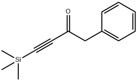 1-PHENYL-4-TRIMETHYLSILANYL-BUT-3-YN-2-ONE Struktur