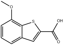 7-Methoxybenzo[b]thiophene-2-carboxylic acid Struktur