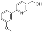 [6-(3-METHOXYPHENYL)PYRIDIN-3-YL]METHANOL Struktur