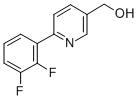 [6-(2,3-DIFLUOROPHENYL)PYRIDIN-3-YL]METHANOL Struktur