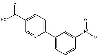 6-(3-Nitrophenyl)-nicotinic acid Struktur