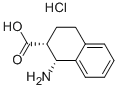 CIS-1-AMINO-1,2,3,4-TETRAHYDRO-2-NAPHTHALENECARBOXYLIC ACID HYDROCHLORIDE Struktur