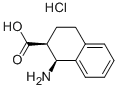 (1S,2S)-1-AMINO-1,2,3,4-TETRAHYDRONAPHTHALENE-2-CARBOXYLIC ACID HYDROCHLORIDE Struktur